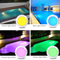 Projecteur LED subaquatique ultra-plat pour piscine, 230 mm, 160 mm, 90 mm, 35 W, avec commande sans fil