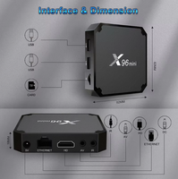 MORTAL Mini Smart Android 9.0 TV Box Allwinner H313 Quad Core 1GB/2GB RAM 8/16GB ROM 4K ARM Mali-G31 MP2 2.4GHz WiFi