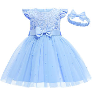 Robes pour enfants 2022, Robes de fête d'anniversaire pour filles, Robes à perles, Robes pour bébés et enfants, Robes de bal pour enfants - Product Image 3