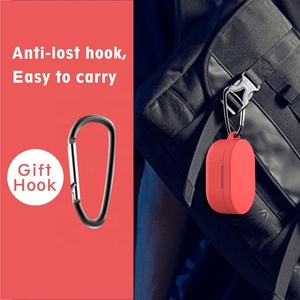เคสซิลิโคนสำหรับ <span class=keywords><strong>Redmi</strong></span> <span class=keywords><strong>Airdots</strong></span>,ฝาครอบ Fundas Para สุดหรูพร้อมพวงกุญแจ - Product Image 3