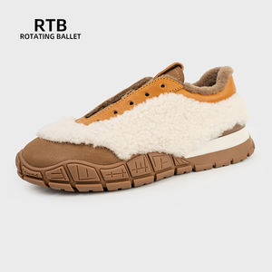 Зимние противоскользящие зимние ботинки из овечьей шерсти - Product Image 1