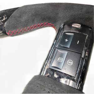 LED-Diamant-Carbonfiber-Lenkrad für Dodge Chrysler 300C SRT8 |   Alcantara-Griff & Sport-Design - Product Image 6