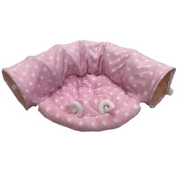 Nouveau lit-tunnel pliable pour chat en flanelle en forme de S, jouet auto-entretenant transfrontalier DG-KN032