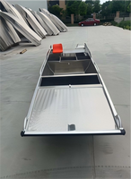 Bateau de pêche en aluminium de 3,0 m avec chaise, console personnalisée, OEM ODM