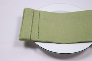 Elegante Servilleta de Lino Hecha a Mano para Mesa de Hostelería, 60x60cm, Dobladillo con Doble Costura para Hotel y Restaurante - Product Image 4