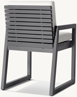 Chaises de salle à manger d'extérieur 8 places pour tout temps avec ensemble de table luxueux