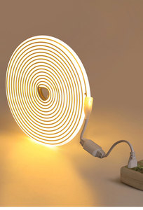 Bande lumineuse LED COB 220V, super lumineuse, auto-adhésive, étanche, lumière linéaire pour la maison, le salon, le plafond, l'intérieur et l'extérieur, décoration - Product Image 3
