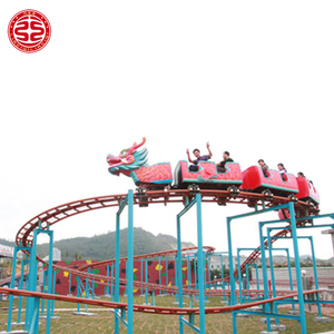 Mini Montaña Rusa Eléctrica, <span class=keywords><strong>Tren</strong></span> Dragón, Pista de Diversión, Atracciones de Oruga para Parque de Atracciones, Montaña Rusa para Jardín en Venta - Product Image 2