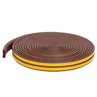 Bandes d'étanchéité en caoutchouc mousse adhésive pour portes et fenêtres Bande d'étanchéité en caoutchouc EPDM en forme de I