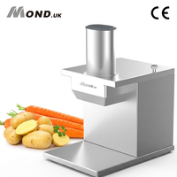 Mond.uk 250kg/uur Commerciële Elektrische 200W Multi-Voltage Automatische RVS Groente Snijmachine Fruit Snijmachine Snijmachine voor