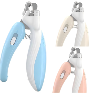 Electric Led Light Battery Portable Multifunctional Pet Nail <b>Clipper</b> Trimmer Safety Guard Stainless Steel Easy Cleaning - Product Image 1