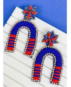 Boucles d'oreilles pendantes en perles de rocaille faites à la main, légères, pour les jours de match, les jours sportifs, les filles, bijoux en provenance d'Inde - Product Image 5