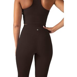 Custom Active UltraLuxe High Waisted <b>Leggings</b> Full Length No Front Seam Tummy Control <b>Seamless</b> Yoga Pilates Gym Wear - Product Image 3