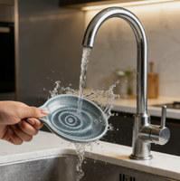 Assiettes en céramique texturées en spirale, assiettes à sauce multicolores en forme de goutte d'eau pour trempettes, épices et cuisine domestique