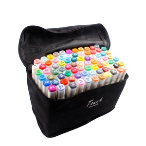 Lot de stylos de coloriage artistiques écologiques à double pointe, 24 à 262 couleurs, en stock, pinceaux à alcool à double pointe 6 mm, permanents, vente en gros du fabricant - Product Image 2