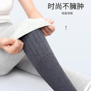 แผ่นรองเข่าสำหรับผู้ชายและผู้หญิง ฤดูใบไม้ร่วง ฤดูหนาว ให้ความอบอุ่น ขนาดใหญ่พิเศษ สำหรับผู้สูงอายุ รองรับน่องและเข่าอย่างหนาพิเศษ - Product Image 5