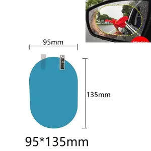 <span class=keywords><strong>2</strong></span> pièces autocollant de voiture <span class=keywords><strong>Film</strong></span> étanche à la pluie pour rétroviseur de voiture réflecteur de voiture autocollant étanche à la pluie Anti-buée - Product Image 1