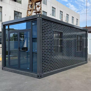 Maison conteneur élégante et détachable en verre anti-sismique pour studio de jardin au Vietnam – Qualité supérieure - Product Image 1