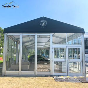 Carpa para Eventos de Verano de Alta Resistencia de 10x50m, Paredes de Vidrio, Cubierta de PVC Resistente a los Rayos UV, Impermeable, Resistente al Viento de 100 km/h, Ignífuga - Product Image 4