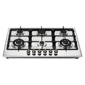 Elettrodomestici da Cucina Piano Cottura a Gas in Acciaio Inox 6 Fuochi Fornello Domestico a Sei Teste Fornello a Gas Intelligente - Product Image 1