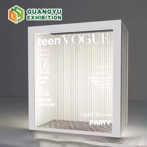 Boîte <span class=keywords><strong>de</strong></span> photomaton premium pour mariage avec couvercle en PVC personnalisé style Vogue pour extérieur - Product Image 3