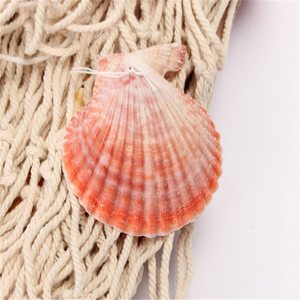 Filet à poissons nature décoration murale avec coquillages Tentures murales sur le thème de l'océan Filet de pêche décor de fête pour fête <span class=keywords><strong>pirate</strong></span>, mariage - Product Image 3