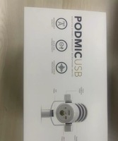 Microphone dynamique double connexion USB RODE PodMic avec traitement audio DSP intégré APHEX, préampli révolutionnaire à très faible bruit et à gain élevé