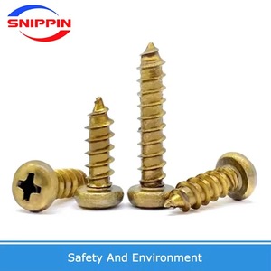 Tornillos autorroscantes de latón con cabeza redonda y hueca en cruz M2 M3 M3.5 M4 M5 M6 para carpintería - Product Image 3