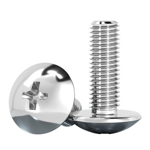 316 Stainless Steel Large Flat Head <b>Screws</b> <b>M3</b> M4 M5 M6 M8 Metric Phillips Head Machine <b>Screws</b> For Construction Industry - Product Image 1