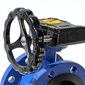 วาล์วปีกผีเสื้อแบบหน้าแปลนคู่ รุ่น Jinwei WL-01 ขนาด DN40-DN250  ทำจากเหล็กหล่อ  ควบคุมด้วยมือ  สำหรับน้ำและของเหลวทั่วไป - Product Image 3