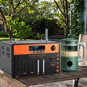 Портативная зарядная станция Best Buy 2400 Вт с двунаправленной зарядкой, большой емкостью LiFePO4, MPPT, для солнечных панелей, пусковое устройство для автомобиля, уличный фонарь - Product Image 6