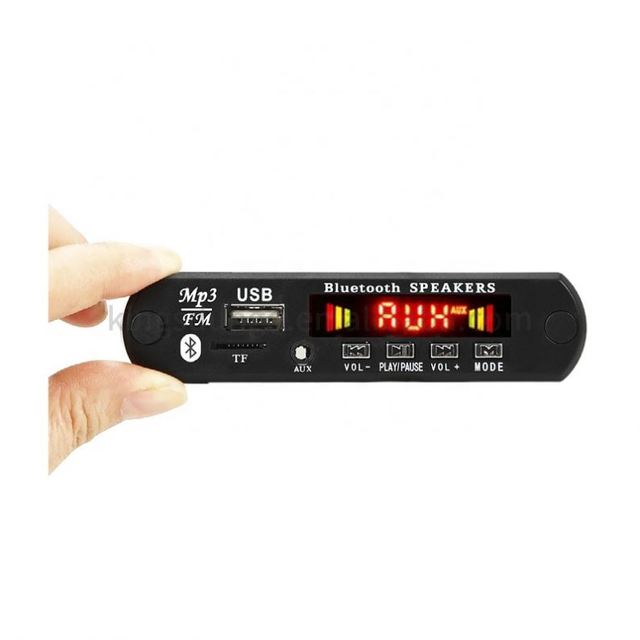 2*25W MP3 Player Decoder Board 12V BLE 5.0 50W amplifier Car FM Radio Module Support TF USB AUX