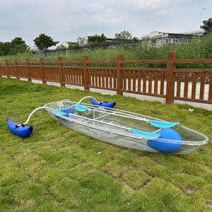 Kayak Flotante Transparente para 2 Personas, de 6mm, Construcción en PC, para Agua Dulce y Salada, Alquiler para Parques Acuáticos - Product Image 4