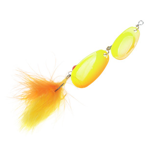 Señuelo de plumas giratorias de 17g para pesca de lubina en aguas medias, paquete de 3 - Product Image 3
