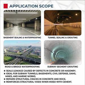 Polymère TS-21 Yijiaoni |   Mortier Écologique Imperméable pour Murs Verticaux Humides et Collage de Carreaux - Product Image 4