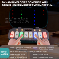 Console de jeu rythmique portable pour enfants Zhorya, jouets musicaux électroniques, défi de vitesse, machine de jeu rythmique, jouets