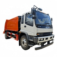 Usine directe ISUZU 12Ton compacteur camion à ordures 15CBM Compression camion à ordures refuser camion de collecte des ordures