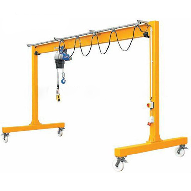 Electric Mobile Beam Rail Movable Electric Gantry Crane 200kg 0.5/1/2/3/4/5 Ton Mini Gantry Crane