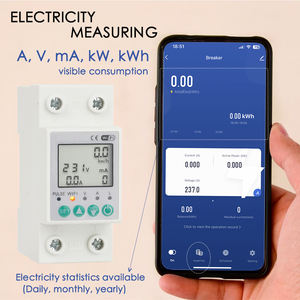 63A TUYA WiFi Smart Erdschluss-Leistungs schalter über Unter spannungs schutz Fernbedienung schalter Energie leistung kWh-Messgerät - Product Image 2