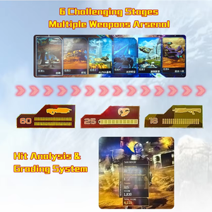 ハローファイアチームレイブンアーケードライトガンアーケードガンマシンコイン式シューティングゲームハローアーケードマシンアーケードゲームコンソール - Product Image 2