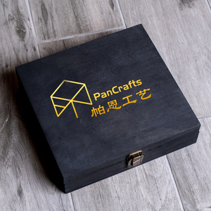 Biểu tượng tùy chỉnh khắc laser hiện đại handmade hộp gỗ lưu trữ sang trọng bao bì hộp gỗ hộp xì gà gỗ - Product Image 5