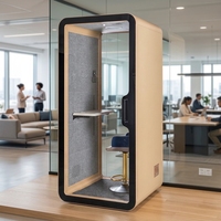 Cabine insonorisée UNIBOOTH, ignifuge ASTM-E84, 33 dB, ISO 23351, installation rapide en 30-45 min, pour salle de réunion, vente en gros usine