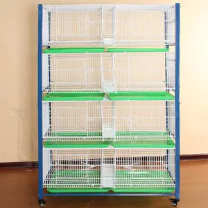 Top Vente Fil De Haute Qualité Galvanisé À Chaud Pas Cher Couche Pigeon Cage Élevage Avec Pigeon Accessoires À Vendre