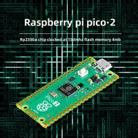 Raspberry Pi Pico 2, Placa de Desarrollo Oficial, Chip RP2350 de Doble Núcleo, Python, WIFI, China
