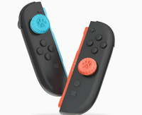 2026R pour 2 NS2 – Ensemble de 2 poignées en silicone pour manettes avec capuchons de joystick imprimés en 3D et protections de joysticks – Accessoires de jeu