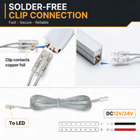 Éclairage néon 24V pour intérieur de caravane, IP 67, sans soudure, bande LED néon flexible, éclairage LED 12V, bande LED pour camping-car