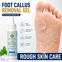 Gel adoucissant pour les callosités des pieds OEM, soin adoucissant en profondeur pour les pieds rugueux, secs et gercés, exfolie les peaux mortes, menthe fraîche rafraîchissante