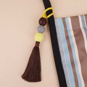 Handbags Bag Decorative Accessories Diligent Bag Accessories Brown Tassel Nylon Rope Bag Pendant Stylish Lanyards Gift