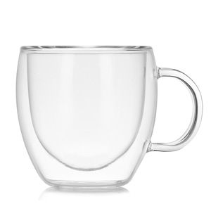 Classique Double Paroi Isolé <span class=keywords><strong>Cappuccino</strong></span> Latte Café En <span class=keywords><strong>Verre</strong></span> avec Poignée - Product Image 1