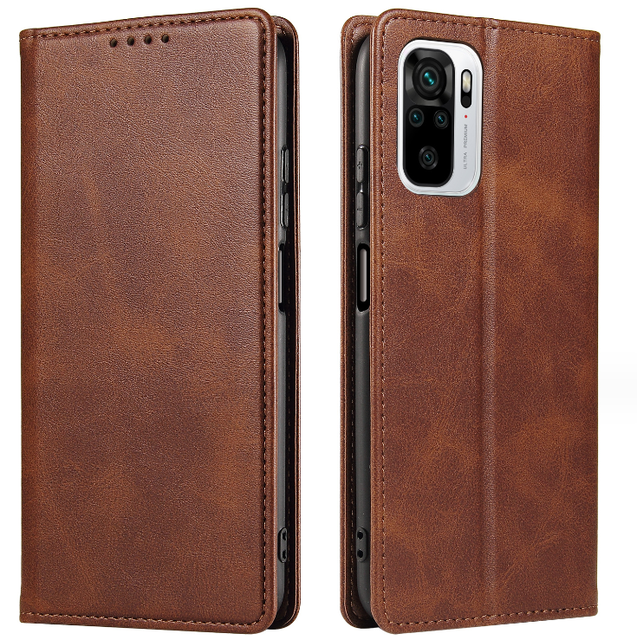 Premium Magnetic Leather Flip Cover Case for Redmi Note 12 Pro Mobile Phone Cases with Card Holder & Back Protection Wallet